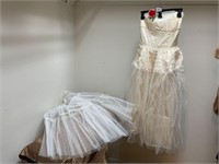 1950s Prom Dress w/Petticoat Size 10