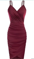 (M - color: red wine) GRACE KARIN Women's Sexy