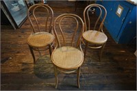 Set of 3 Bentwood Style Chairs