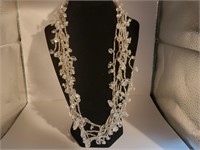 Multi strand bead necklace
