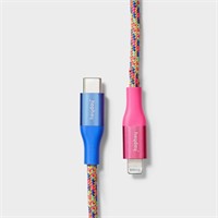 6' Lightning to USB-C Braided Cable - Heyday™ with