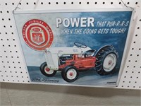 TIN FORD TRACTOR SIGN