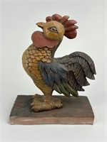 Early Folk Art Carved Rooster.