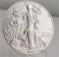 2011 Silver Eagle One Troy Ounce Fine Silver