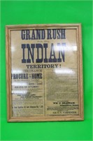 Grand Rush Indian Territory Print
