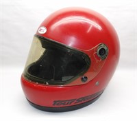 Vintage Red Bell Tour Star Motorcycle Helmet