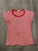 Vintage Name Dropper Striped Femme Shirt