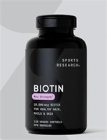 Sports Research Max Strength Vegan Biotin