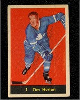 1960-61 Tim Horton Parkhurst Hockey Card #1 NHL