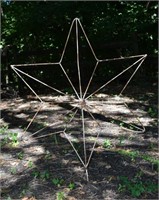 Six Point Metal Star Garden Sculpture