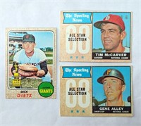 1968-69 Cards Dietz Rookie AS McCarver Alley