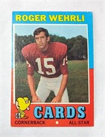 1971 Topps Roger Wehrli Cardinals 2nd Card #180