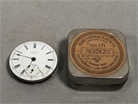 Century USA movement with Elgin Watch Co. case