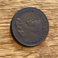 1921 Canada One Cent Penny Coin