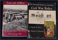 2 Civil War Books Forts And Artillery And Relics