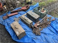 Chains, Toolboxes, Tools, Farm Jack, Misc. O/S