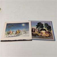 2 high quality Christmas Cards G. Eldon Duckwall