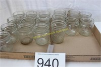 Group of Vintage Pint Jelly Jars