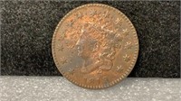 1819 Large Cent Small Date, pitted