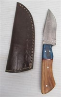 Hand Made Damascus Steel Knife with Custom Handle