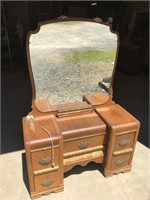 Art Deco Dresser with Mirror