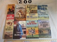 6 Hard Cover & 3 Soft Cover Larry McMurtry