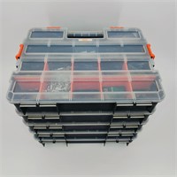5 Stackable HDX Cases Plus