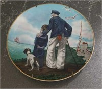 Norman Rockwell's Plate & Hanger