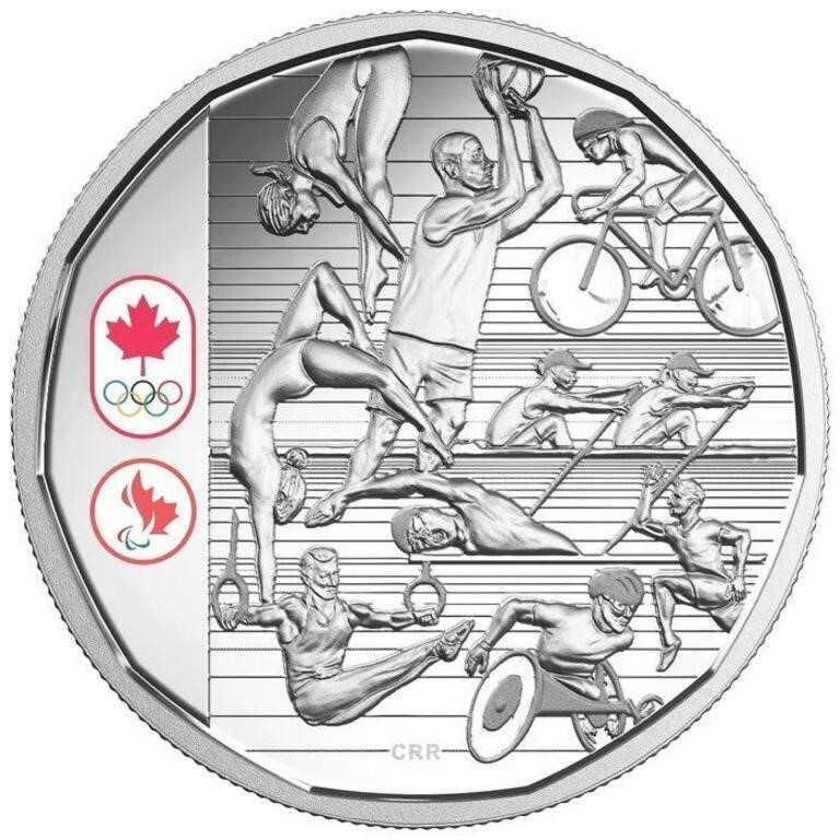 2016 $1 Celebrating Canadian Athletes - Limited Ed