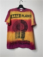 Vintage Plant And Page Tie Dye Shirt Zeppelin