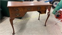 Solid wood desk, 4 drawers 19x45x30 tall