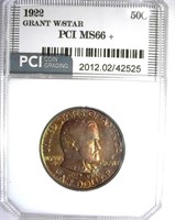 1922 50c Grant w/Star PCI MS-66+ INCREDIBLE COLOR