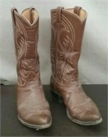 Tony Lama Cowboy Boots, Size 8 1/2 D