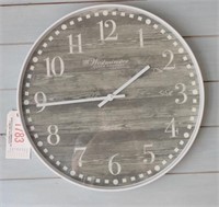 Westminster Clock Co. Contemporary wall clock