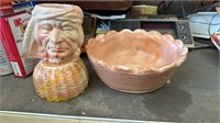 3 pieces of Swirl Clay Comanche pottery