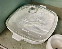 CORNING CASSEROLE WITH LID