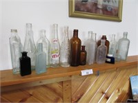 18pc Vintage to Antique Bottle Lot