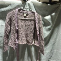 Sigrid Olsen Crochet Topper Cardigan L Size