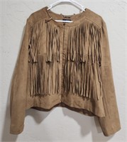 A.N.A. Suede Fringe Womens Jacket