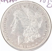 Coin 1890-CC Morgan Silver Dollar in Fine,  Key!