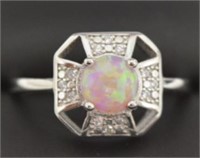 Opal Dinner Ring