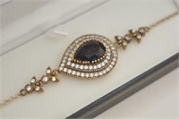 Large Sapphire Bracelet