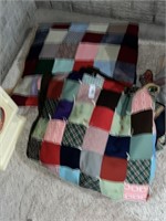 (2) Patchwork Blankets (Polyester double knit)