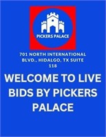 WELCOME TO LIVE BIDS BY PICKERS PALACE!!!