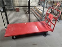 Dayton Platform Cart w/ Double Sided Tow Hitch