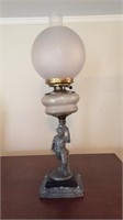 Figural Globe Lamp