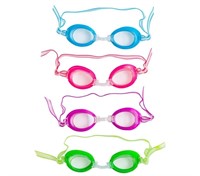 SwimGear 4ct Child Swim Goggles Asst Colors