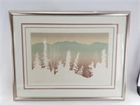 Marianne Wieland printer's proof of Mountain Trail