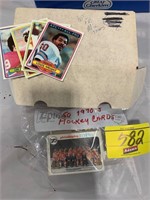 CASE OF 1980'S FOOTBALL STAR CARDS, BAG OF 50