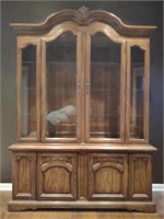 Wooden Unmarked Display Cabinet (60"×17"×76") (1